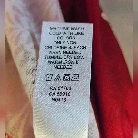 Maurices Women's Sundress size‎ Small red & ivory Stretchy - Picture 3 of 5